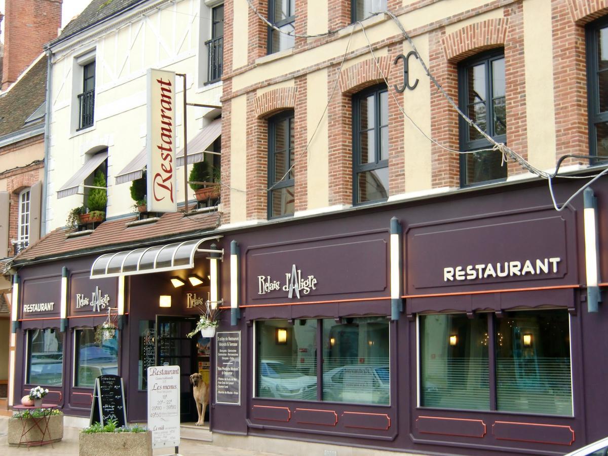 Logis Hotel-Restaurant Le Relais D'Aligre Chateauneuf-en-Thymerais Bagian luar foto